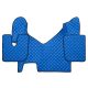 Műbőr teljes padló borítás Iveco Stralis (HI-WAY) aut. váltó (kék)