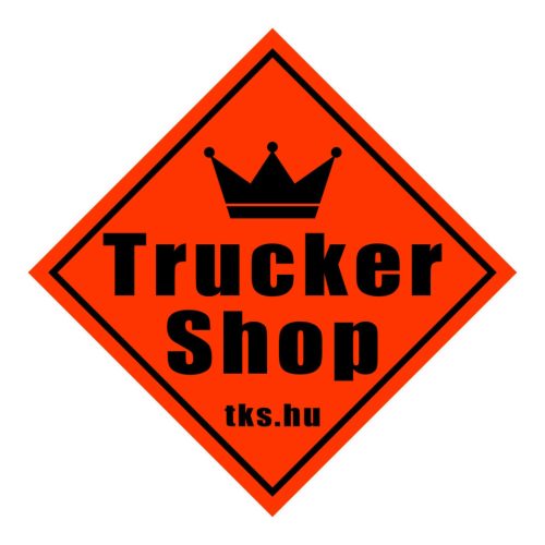 TruckerShop reklám matrica 30x30cm