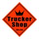 TruckerShop reklám matrica 30x30cm