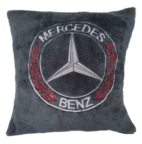 MERCEDES díszpárna szürke