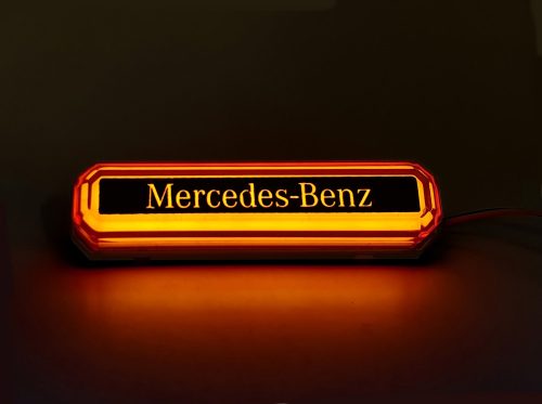 MERCEDES LED dekor lámpa 24V SÁRGA