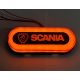 SCANIA LED dekor lámpa  Kerekített  12/24V SÁRGA