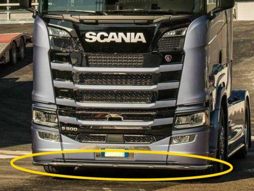 Scania S / R inox lökhárító konzol SZÉLES