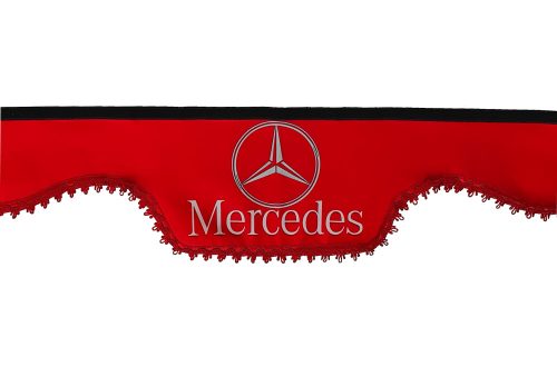 Luxus MERCEDES rojt szélvédőre PIROS