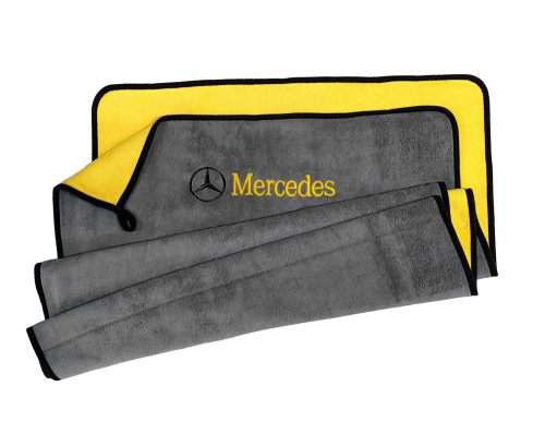 MERCEDES fürdőlepedő 150x60 cm Szürke/Sárga