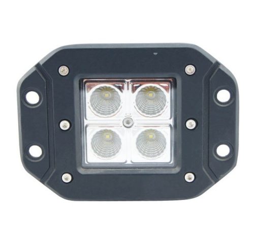 Beépíthető munkalámpa 4 CREE LED-es (122x92mm) terítő fény