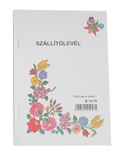 Szállítólevél  A/5   50x3