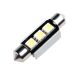 LED izzó 12V szofita 3 SMD LED 39mm fehér CANBUS