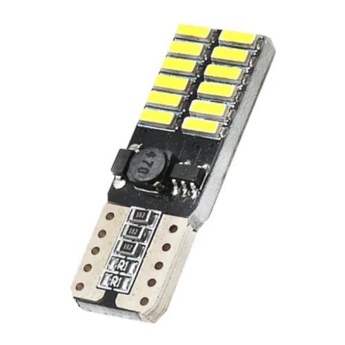 LED izzó 24V T10 24SMD LED FEHÉR CANBUS