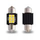 LED izzó 24V szofita 6 SMD LED 31mm FEHÉR CANBUS